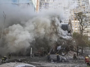 Киев подвергся атаке дронов-камикадзе
