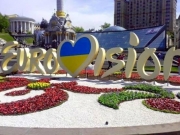 В Киеве вандалы испортили цветочную композицию к «Евровидению 2017»