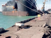 В порту Одессы грузовое судно врезалось в причал