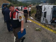 В Турции перевернулся автобус с украинскими туристами, пострадали 18 человек
