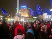 Евромайдан в Киеве растет с каждой минутой