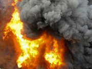 В Киеве сгорел офис Компартии Украины