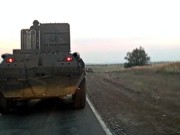 Российская бронетехника пересекла украинскую границу