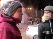 В сети появилось видео Савченко во время событий на Грушевского