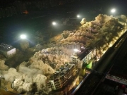 В Китае за 10 секунд «одним махом» снесли 19 зданий