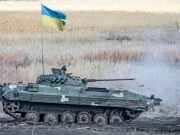 На Донбассе на мине подорвалась БМП: один боец погиб, трое ранены