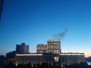 Москву атакували дрони, вибух пролунав біля будівлі Міноборони