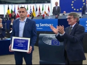 Сенцову вручили премию Сахарова в Европарламенте