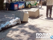 В Севастополе маленького Ленина сбросили с постамента