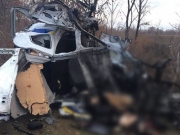 Под Мариуполем на мине подорвался полицейский автомобиль: один правоохранитель погиб, еще двое ранены