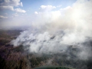 На Житомирщине продолжается тушение пожаров, которые загрязнили воздух в Киеве