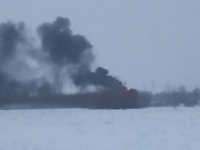 Возле военного аэродрома под Киевом горела нефтебаза