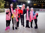 Возле Офиса Президента при содействии фонда Parimatch установили бесплатный каток