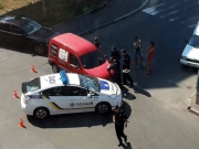 В Киеве автомобиль патрульной полиции столкнулся с Renault
