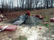Под Ровно подорвали стелу на месте гибели Сашка Билого