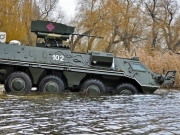 Бронетранспортер БТР-4 «Буцефал» прошел испытания по преодолению водных преград