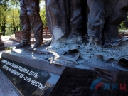В Луганске взорвали «памятник» сепаратистам