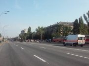 В Киеве протестующие перекрыли Харьковское шоссе