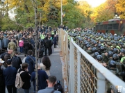 Под Радой полиция попыталась штурмовать палаточный городок митингующих