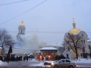 В Киево-Печерской лавре возник пожар