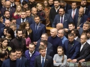Фракция «Слуга народа» впервые заблокировала трибуну Рады