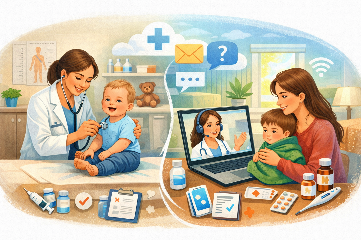 Врач-педиатр сегодня: забота о здоровье ребёнка в кабинете и онлайн