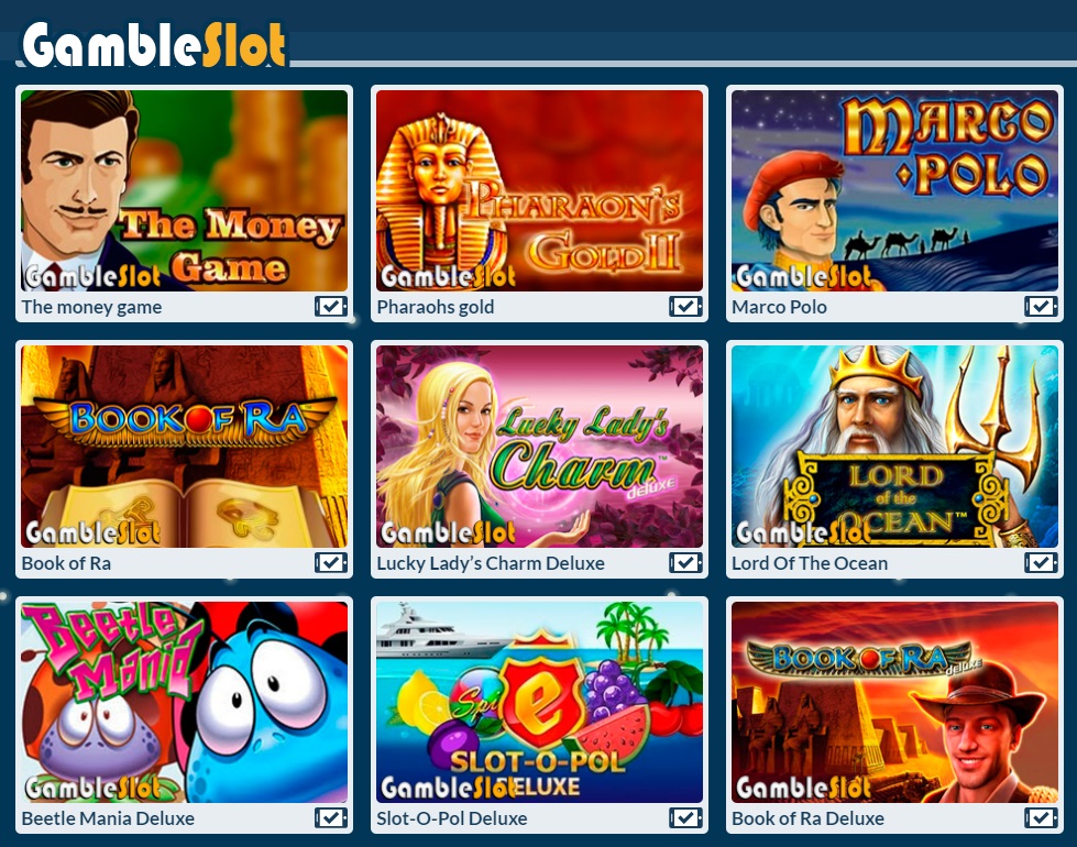 GambleSlot - портал для всех игроков