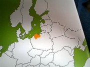 В Польше напечатали карту Европы с разделенной Украиной