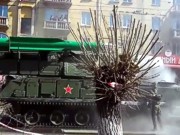 В России на параде Победы загорелся ЗРК «Бук»