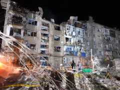 Удар по багатоповерхівці у Покровську: 7 загиблих, 88 поранених