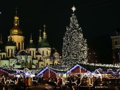 На Софийской площади в Киеве в этом году установят рекордно большую елку