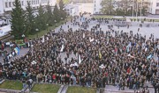 Студенты КПИ митинговали в защиту своего ректора