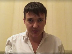 Савченко записала видеообращение к Захарченко