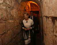 Тимошенко помолилась в Иерусалиме