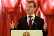 Медведев встретился с главой КС Украины