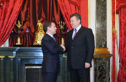 Медведев принял Януковича в Кремле