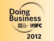 Украина в рейтинге благоприятности деловой среды Doing Business 2012 заняла 152-ю позицию