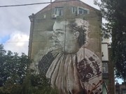 В Киеве появилось огромное граффити с Лесей Украинкой