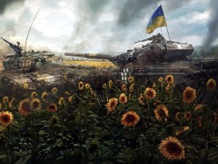 Словацкий художник изобразил героический танковый таран