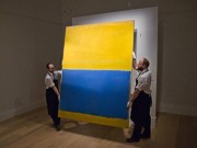 Картина в цветах украинского флага была продана за $46,5 млн на аукционе Sotheby