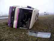 В Херсонской области столкнулись два автобуса: пострадали три человека