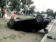 В Харькове автомобиль вылетел на тротуар и сбил трех женщин