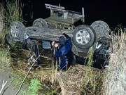 На Сумщине джип Toyota сорвался в пруд: водитель погиб, пассажир ранен