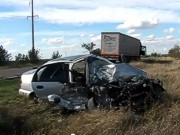 В лобовом столкновении под Симферополем погибли 2 человека