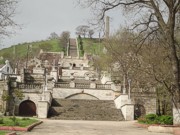 В Керчи обрушилась часть Митридатской лестницы