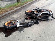 В Киеве двое парней насмерть разбились на спортивном мотоцикле