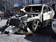 В Днепропетровске неизвестные сожгли внедорожник футболиста «Днепра»