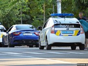 В Киеве два патруля полиции перехватили лихача на Maserati