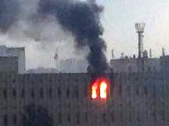 Пожар в здании Харьковского института радиоизмерений тушили всю ночь