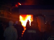 В Киеве горел Святошинский рынок